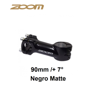Potencia ZOOM Aluminio 90mm/+7° Black/White