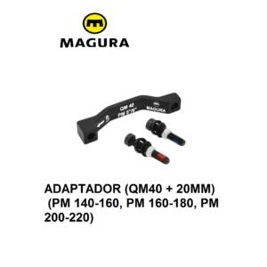 Adaptador de Disco Magura Post Mount QM40 + 20mm (PM 140-160, PM 160-180, PM 200-220) 39g (incl. tornillos)