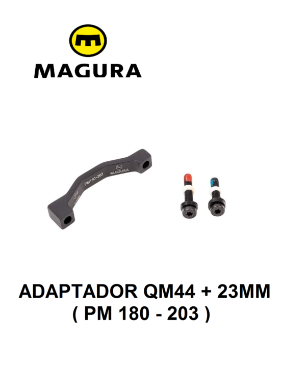 Adaptador Magura de Disco Post Mount QM44 + 23mm (PM 180-203) 37g (incl. tornillos)