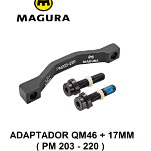 Adaptador de Disco Magura Post Mount QM46 + 17mm (PM 203-220) 37g (incl. tornillos)
