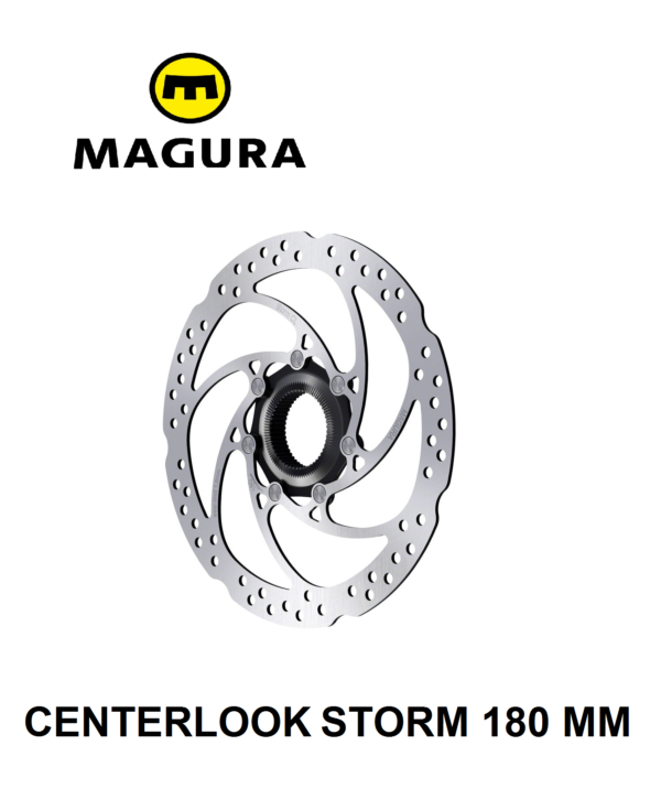Disco Magura Centerlook Storm 180 mm con Ajuste para Eje Pasante (Espesor 2mm)