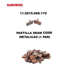 Pastilla Sram CODE Sintetizadas (Metálicas) Original (a granel, sin resorte , sin pasador) 11.5015.069.170
