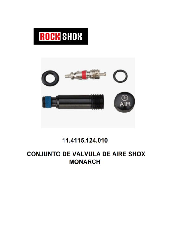 Conjunto de Válvula de Aire de Shox Monarch (11.4115.124.010)