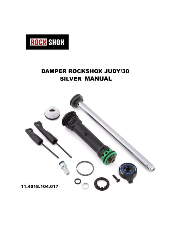 Damper RockShox TurnKey (Judy Silver A1+/30 Silver A3+) (paso de rosca: 0,8 mm)  11.4018.104.017