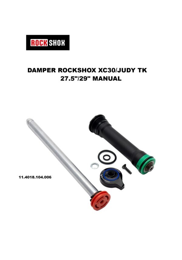 Damper Rockshox XC30/Judy TK Crown Turnkey 27.5"/29" (2018-2020) 11.4018.104.006
