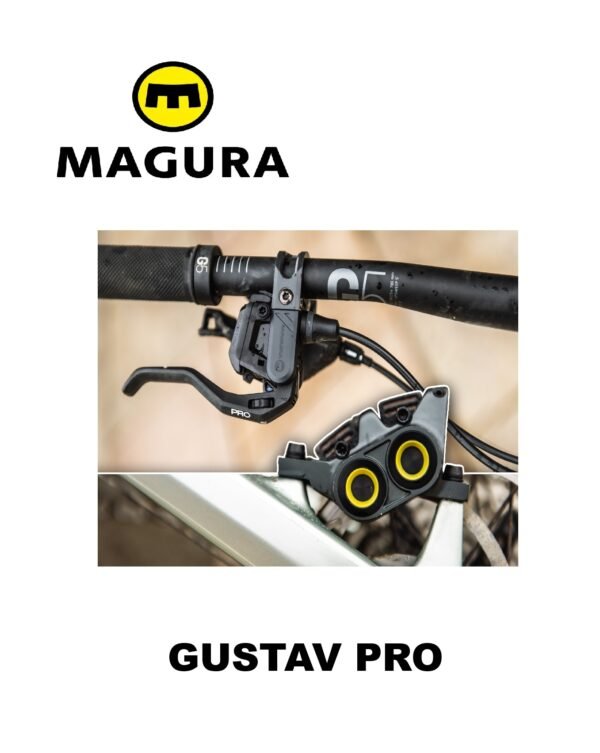 Set de Frenos Magura Gustav Pro E-Bike, 2200 mm, 4 pistones (1 Par)