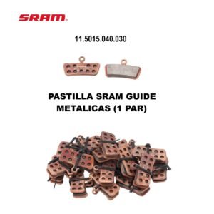 Pastilla Sram Guide Sintetizadas (Metálicas) Original (a granel, sin resorte , sin pasador) 11.5015.040.030