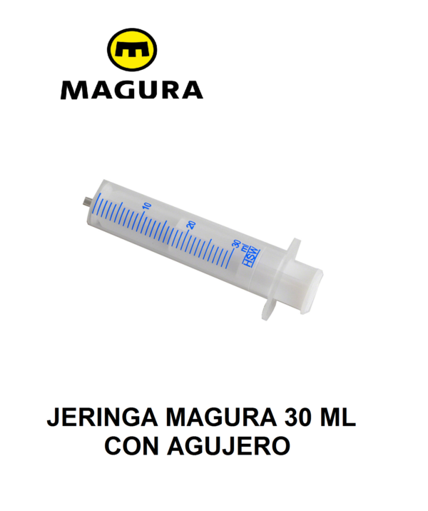 Jeringa de Purgado Magura con Agujero de 30ml (1 und)