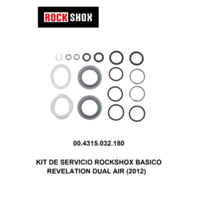 Kit de Retenes RockShox Basico para REVELATION DUAL AIR (2012) – 00.4315.032.180