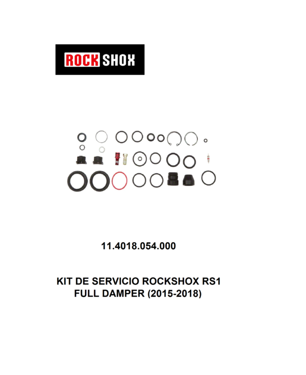 Kit de Retenes RockShox FULL RS1 DAMPER 29 A1 (2015-2018) – 11.4018.054.000