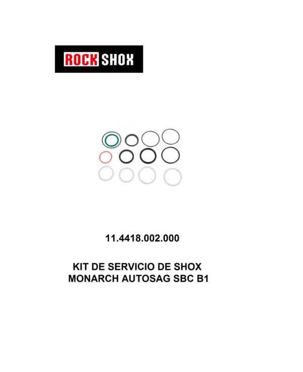 Kit de Retenes Rockshox Shox Monarch Autosag Specialized SBC B1 (2014+) - 11.4418.002.000