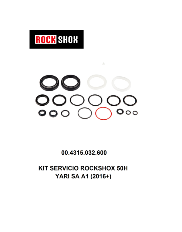 Kit de Retenes RockShox Básico 50H para YARI SA A1 (2016+) - 00.4315.032.600