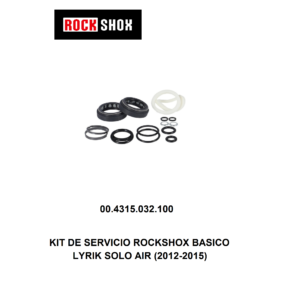 Kit de Retenes RockShox Basico para LYRIK SOLO AIR (2012-2015) – 00.4315.032.100