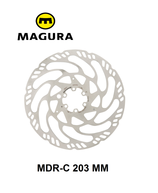 Disco Magura MDR-C 203 mm 6 Pernos (Espesor 2mm)