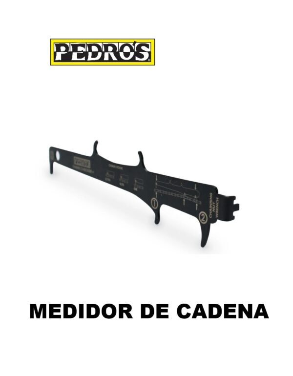 Medidor Profesional de Desgaste de Cadena Plus II Pedro´s 1-13v