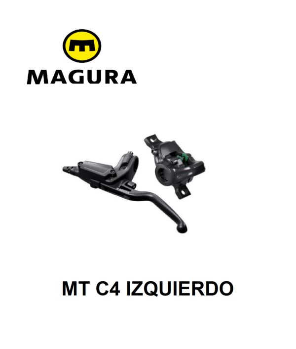 Set de Frenos Magura MT C4, palanca de 3 dedos Carbotecture, 2 pistones (1 PAR) Derech. + Izquierd. - Imagen 2