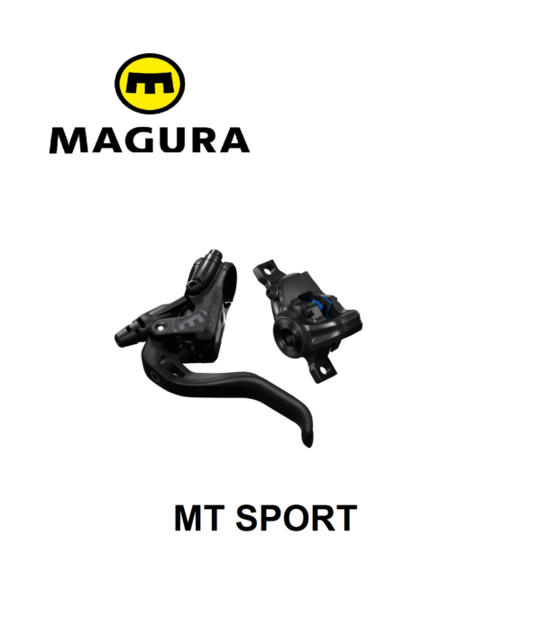 Set de Frenos Magura MT SPORT, palanca de 2 dedos Carbotecture, 2 pistones (1 Par)