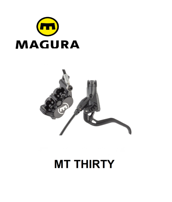 Set de Freno Magura MT THIRTY, palanca de 2 dedos, Carbotecture, 4 pistones (1 Set)