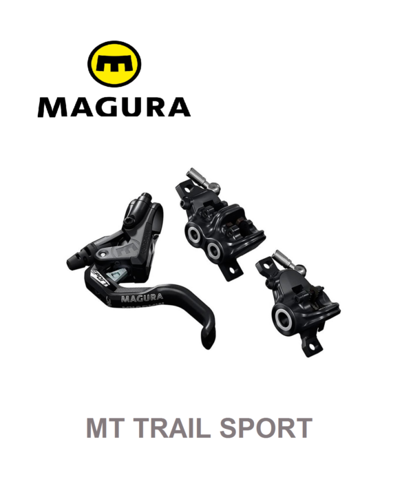 Set de Frenos Magura MT TRAIL SPORT, palanca de 1 dedo HC-Aluminio, 4 piston. adelante y 2 piston. atras (1 set)
