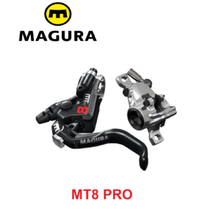 Set de Frenos Magura MT8 PRO, palanca de 1 dedo HC-Aluminio, 2 pistones (1 Par)