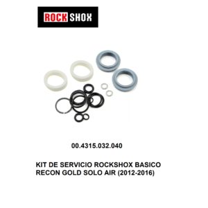 Kit de Retenes RockShox Basico para RECON GOLD SOLO AIR (2012-2016) – 00.4315.032.040