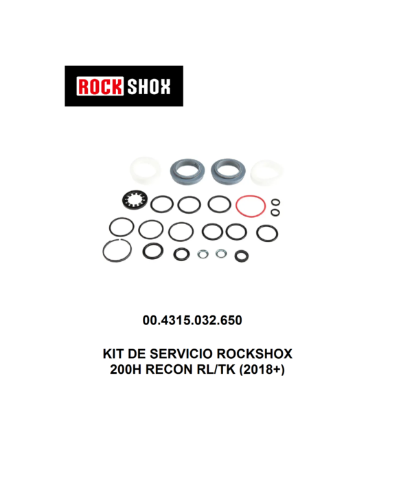 Kit de Retenes RockShox 200H para RECON RL/TK SA A1 (2018+) – 00.4315.032.650