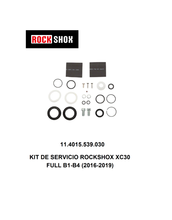 Kit de Retenes RockShox Full XC30 B1-B4 (2016-2019) – 11.4015.539.030