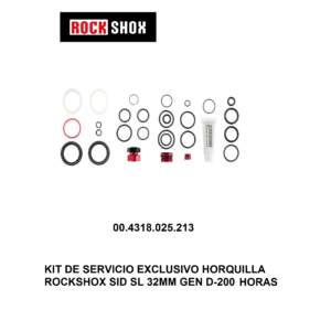 Kit de Retenes Exclusivo RockShox 200H para SID SL 32MM Base/ Select/ Select+/ Ultimate GEN-D (2024+) – 00.4318.025.213