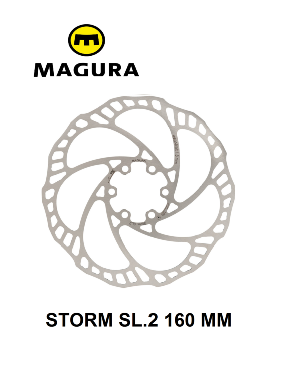 Disco Magura Storm SL.2 160 mm 6 Pernos (Espesor 2mm)