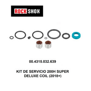 Kit de Retenes Rockshox para Shox 200H Super Deluxe Coil A1-A2 (2018-2020) - 00.4315.032.639