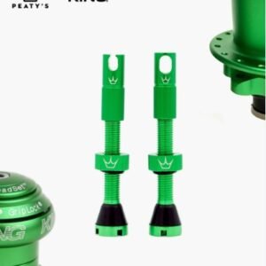 Válvula Tubeles Peaty´s Chris King MK2 42 mm - Esmeralda ( 1 par)