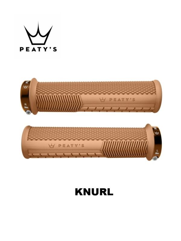 Grips PEATY’S Monarch Grip Race Control Knurl Brown (32-34 mm)