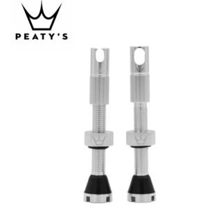 Válvula Tubeles Peaty´s Chris King MK2 42 mm– Plata ( 1 par)