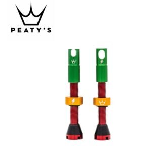 Válvula Tubeles Peaty´s  MK2 42 mm – Rasta ( 1 par)