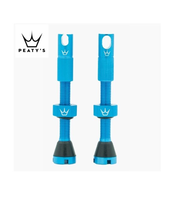 Válvula Tubeles Peaty´s Chris King MK2 42 mm - Turqueza ( 1 par)