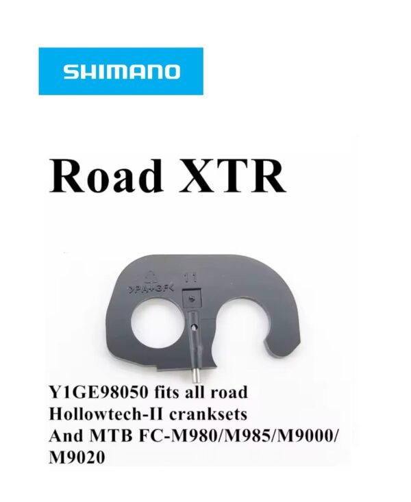 Placa de Bloqueo de Biela Shimano Hollowtech II Modelo ROAD/XTR para toda biela de RUTA y XTR M980/M985/M900/M9020 (Código: Y1GE98050)