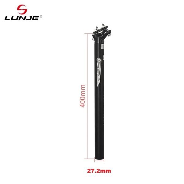 Tija Lunje Aluminio 27.2x400mm Negro