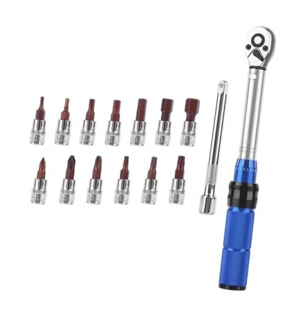 Torquimetro Profesional 2-24 Nm + 13 Puntas en Box Entrada 1/4" ( ztto sin logo) - Imagen 3