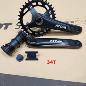 Biela Monoplato ATOM A26Z-SS300 34T 10/11/12v 170 mm Black + Botom