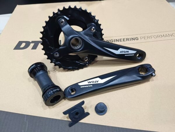 Biela MTB Biplato ATOM A28Z-DS230 38/28T 2x10v 170 mm Black + Botom