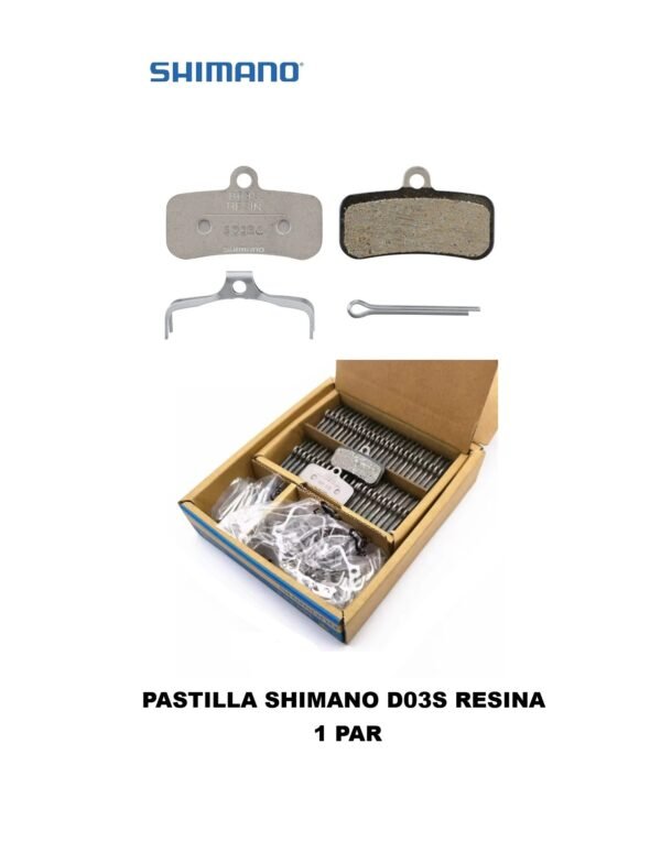 Pastillas Shimano D03A Resina Saint-Zee OEM ( sin caja)