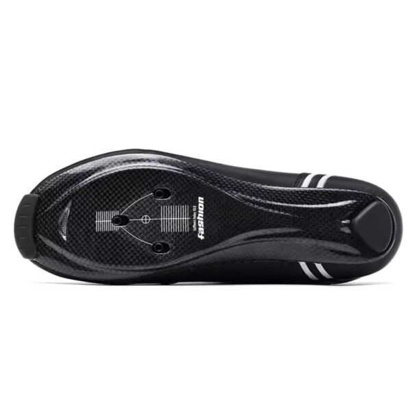 Zapatillas RUTA Fibra de carbono Sport Cierre Tipo Boa Black 38-39-40-42-44 - Imagen 5