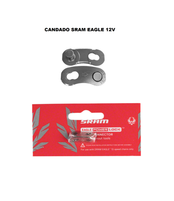 Candado Sram Power Lock Eagle 12v Plateado
