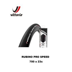 Cubierta Vittoria Rubino Pro Speed 700x23c Black (en caja)