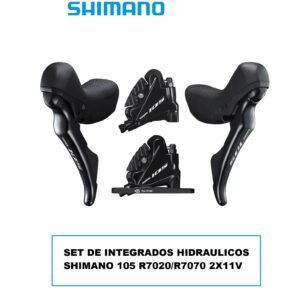 Frenos Integrados Hidráulicos + Calipers Ruta Shimano 105 ST-7020/R7070 2x11v Par en Caja