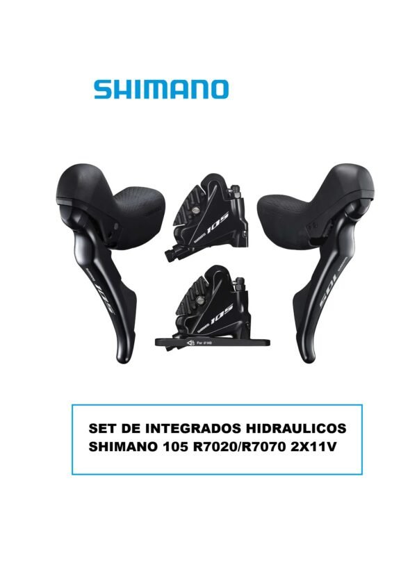 Frenos Integrados Hidráulicos + Calipers Ruta Shimano 105 ST-7020/R7070 2x11v Par en Caja