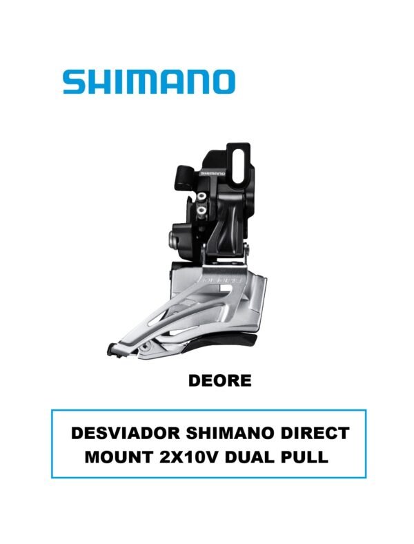 Desviador Shimano Deore Fd-M618-D Direct Mount 2X10