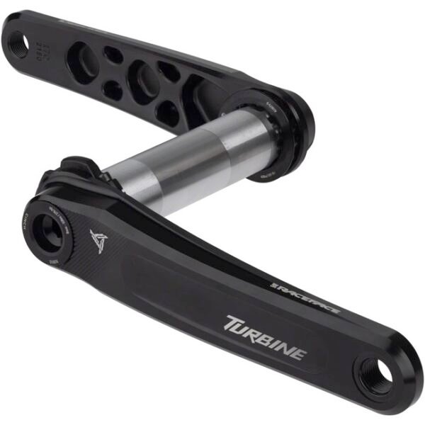Juego de bielas Race Face Turbine Negro 10-12V (Eje 30 mm) (Brazo 160 mm) (Montaje Cinch) (línea de cadena de 55,5 mm) - Imagen 4
