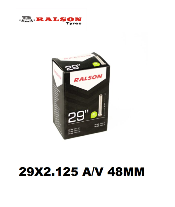 Camara Ralson Butil MTB 29″x2.125 Valvula Auto 48 mm