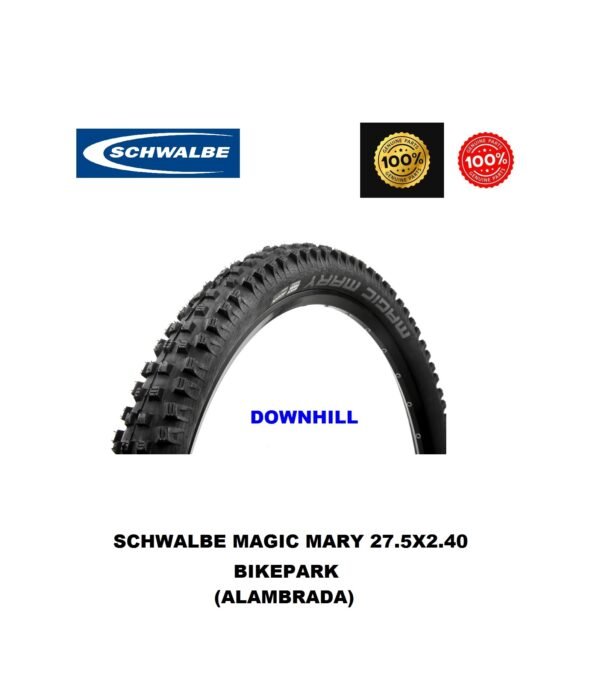 Llanta Schwalbe Magic Mary 27.5×2.40″ Performance, BikePark 62-584 B/B HS447 Addix Black (Alambrada)